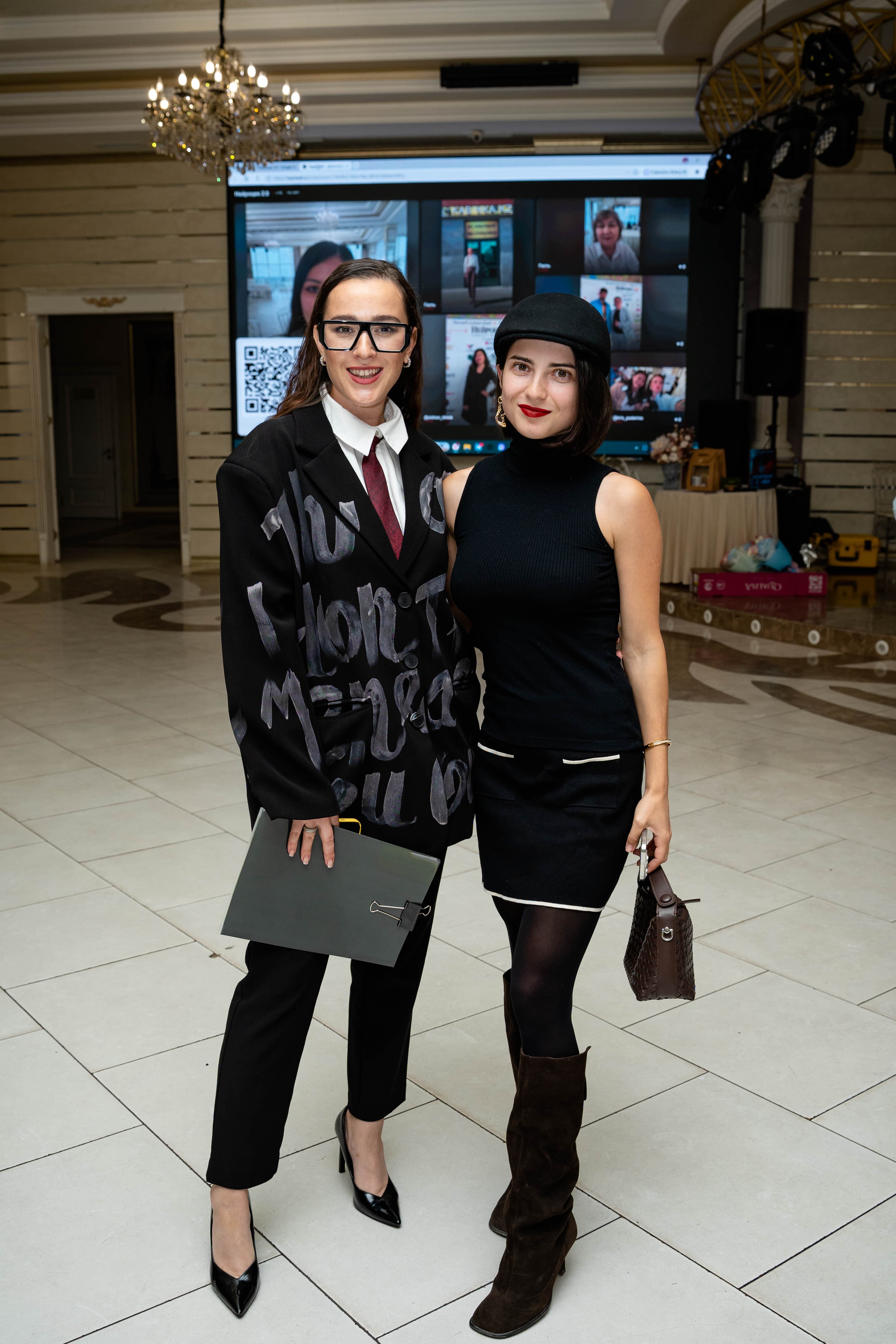 Host and guest at the event